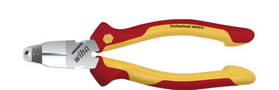 Wiha Installation pliers TriCut Professional electric in blister pack 170 mm, 7" (38853)