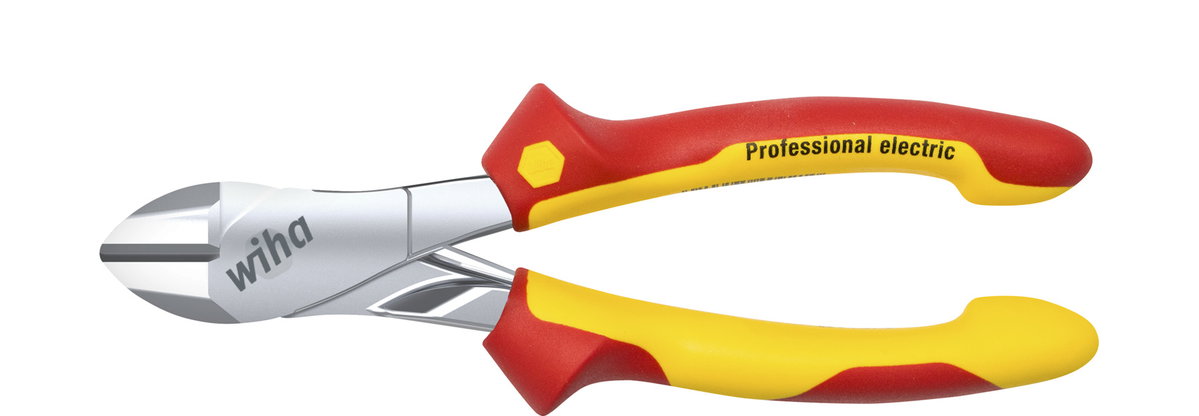 Wiha Heavy-duty diagonal cutters Professional electric with DynamicJoint® with switchable opening spring 180 mm, 7" (41319) – Image 2 of 3
