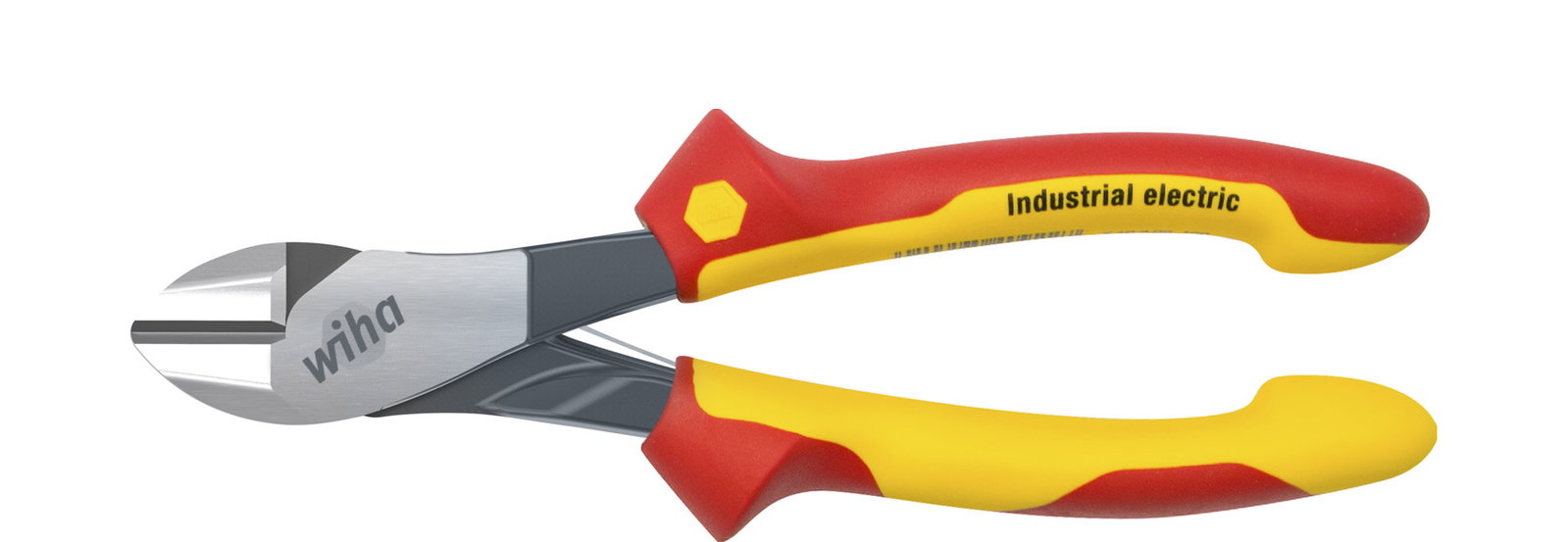Wiha Industrial electric heavy-duty diagonal cutters with DynamicJoint® with switchable opening spring 200 mm, 8" (41280) – Image 2 of 7