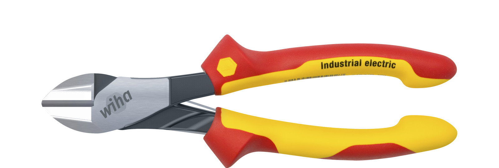 Wiha Industrial electric heavy-duty diagonal cutters with DynamicJoint® with switchable opening spring 200 mm, 8" (41280)