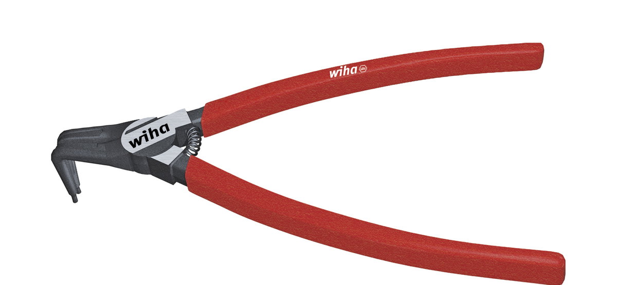 Wiha Classic circlip pliers for outer rings (shafts), angled A 01, 140 mm, 5 1/2" (10346)