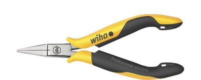 Wiha Professional ESD flat-nose pliers Short, flat jaws 120 mm, 4 3/4" (26806)