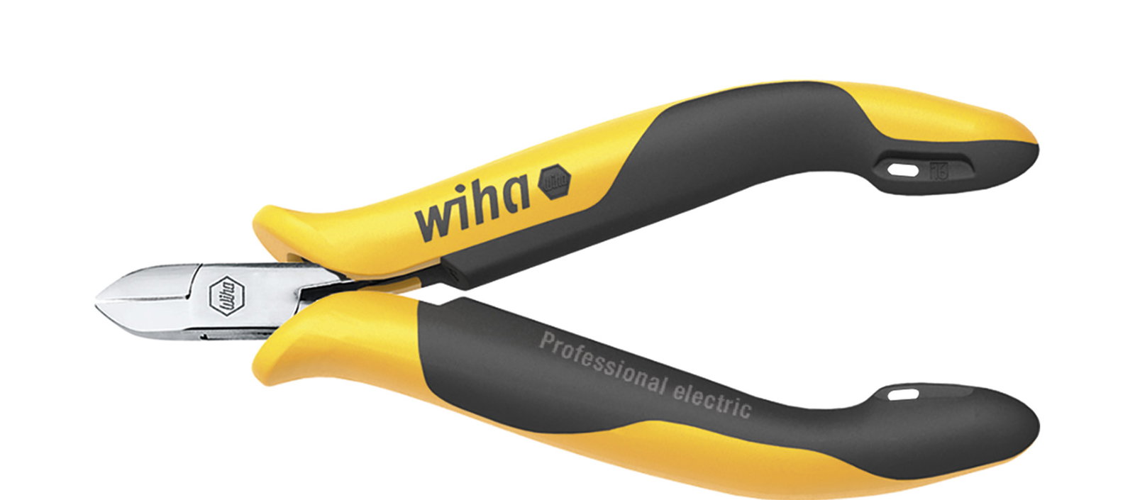 Wiha Professional ESD diagonal cutters narrow, semi-rounded head with small bevelled edge 115 mm, 4 1/2" (26826)