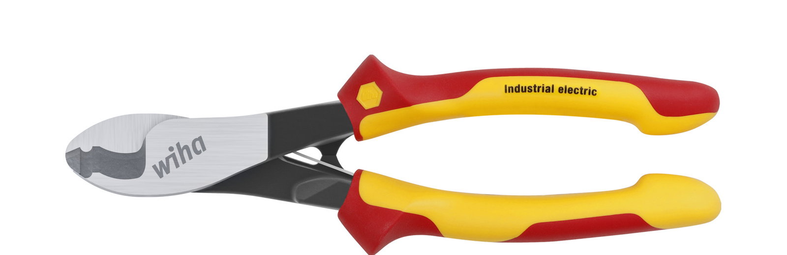 Wiha Industrial electric cable cutter with switchable opening spring 180 mm, 7" (43665)