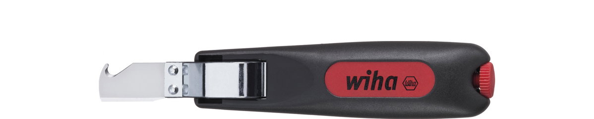 Wiha Stripping tool with self-rotating drag blade for round cables 165 mm (44618)
