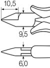 Wiha Professional ESD diagonal cutters 115 mm, 4 1/2" (26808)
