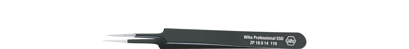 Wiha Precision tweezers Professional ESD Type 5 5, 110 mm (32334)