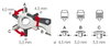 Wiha Revolving punch and loop pliers Professional 225 mm (29550)