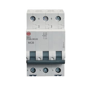 63A Three pole MCB B curve 10kA