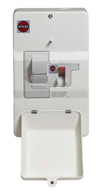 100A DP, Metal Enclosed, Domestic Switch Fuse with 60A Fuse Fitted