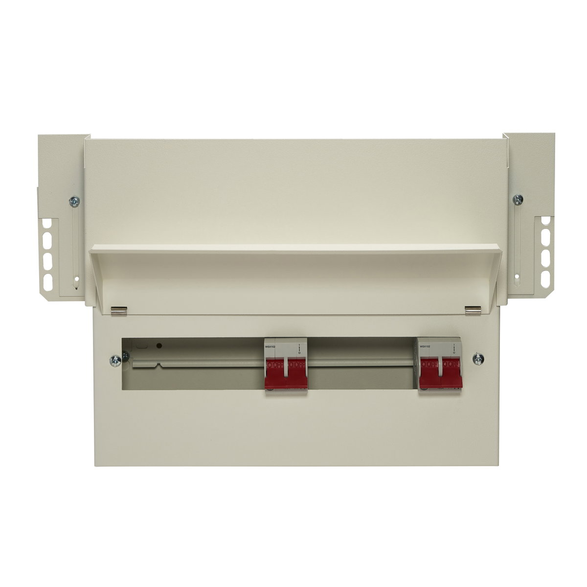 12 Way Dual Tariff Meter Cabinet Consumer Unit 2x 100A Main Switch, Flexible Configuration