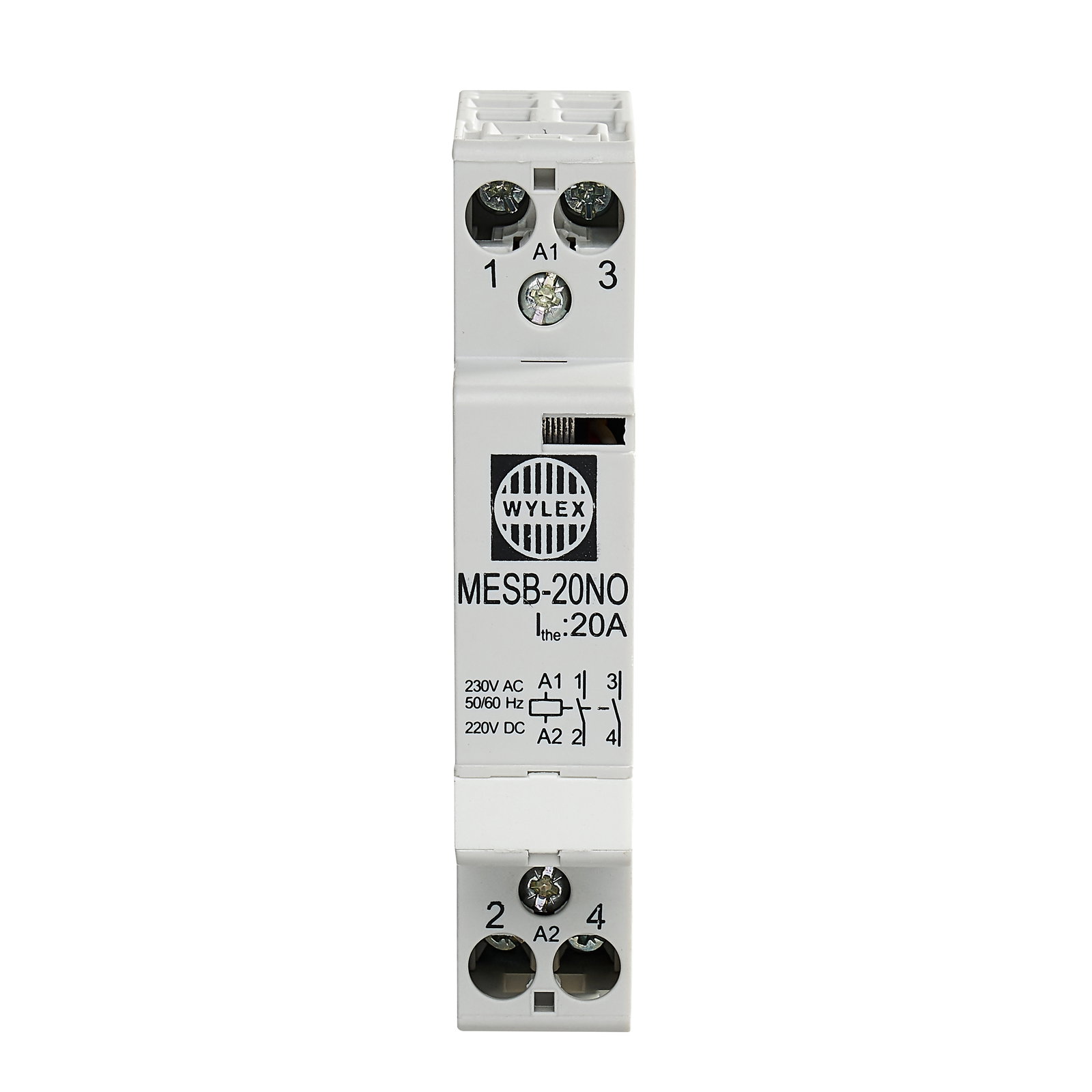 20A Contactor 2 Pole 1 Module (Normally Open)