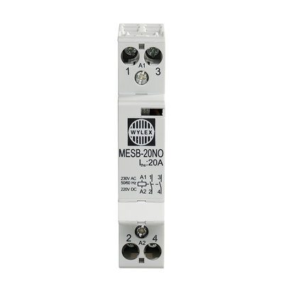 20A Contactor 2 Pole 1 Module (Normally Open)
