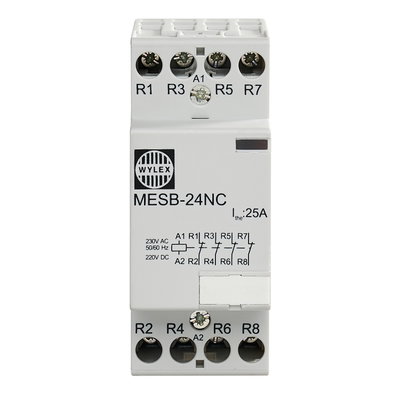 24A Contactor 4 Pole 2 Module (Normally Closed)
