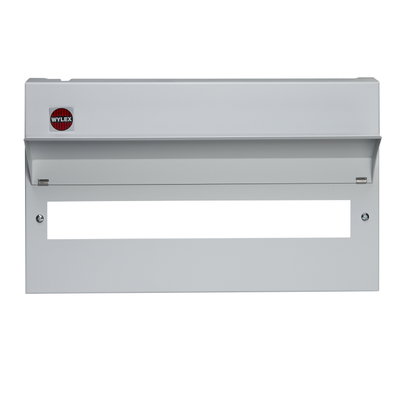 Consumer Unit Upgraded Lid Assembly Grey 255mm High, 21 Module