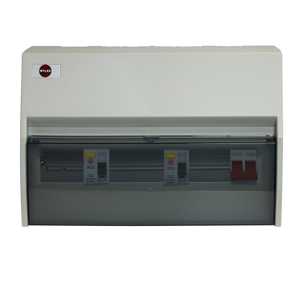 15 Way Insulated High Integrity Consumer Unit 100A Main Switch, 80A 30mA RCDs, Flexible Configuration