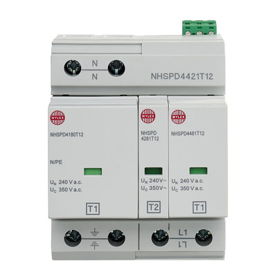 SPD Combined Type 1 + 2 - Single Phase 3 Wire Systems