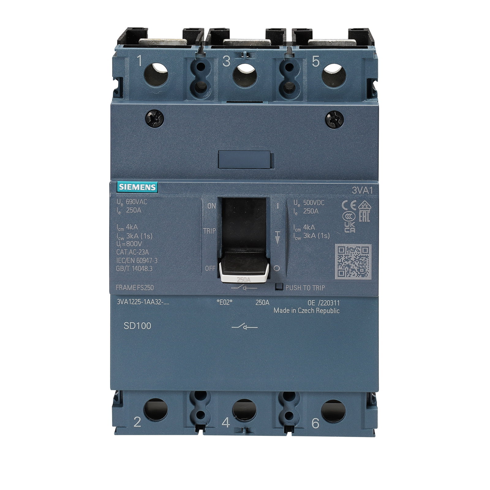 Incoming Device 250A 3P Switch Disconnector