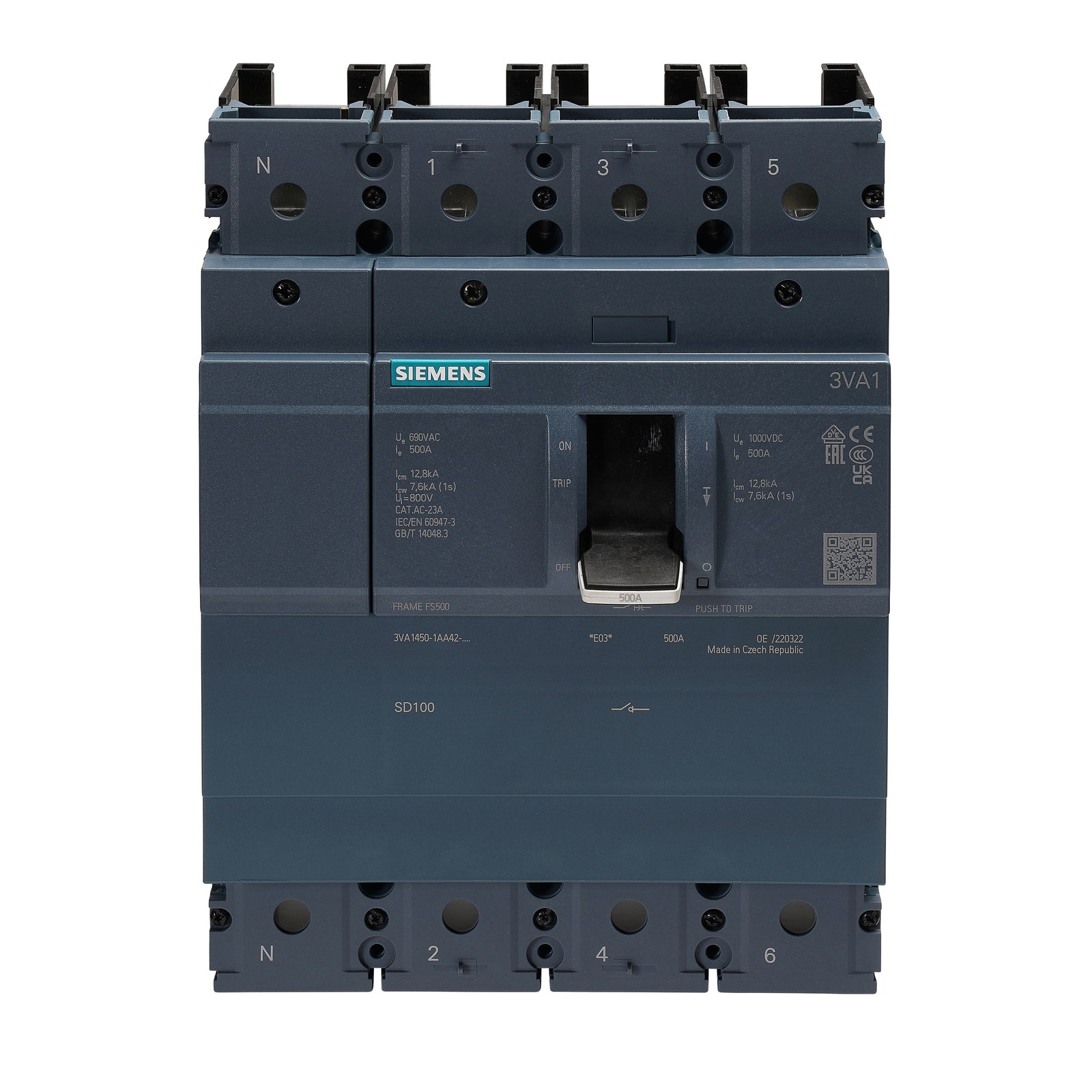 500A 4P Switch Disconnector Incomer