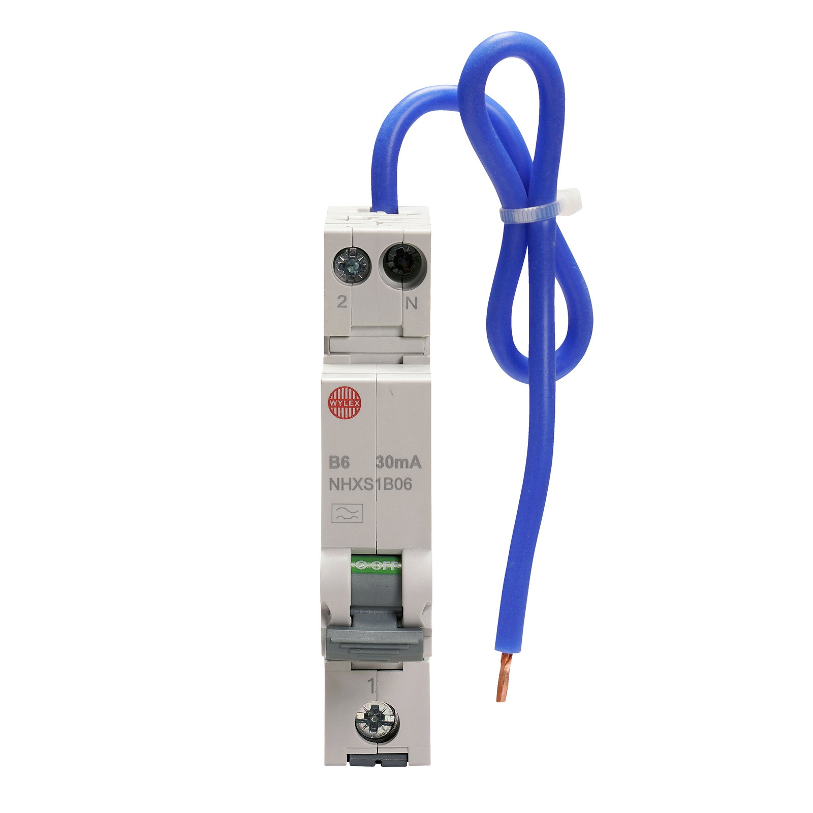 6A 30mA SPswN B Curve 6kA Type A Miniature Bi-Directional RCBO