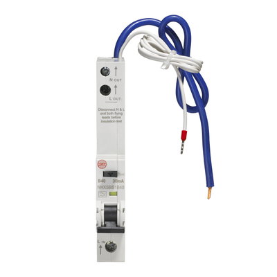 40A 30mA SPN B Curve 6kA Type A Uni-Directional RCBO