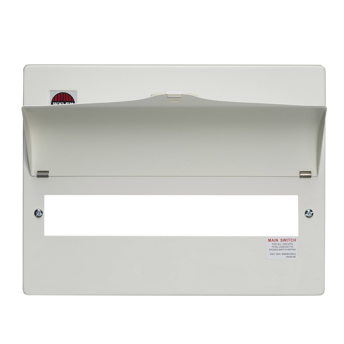 Consumer Unit Replacement Curved Lid Assembly, 16 Module