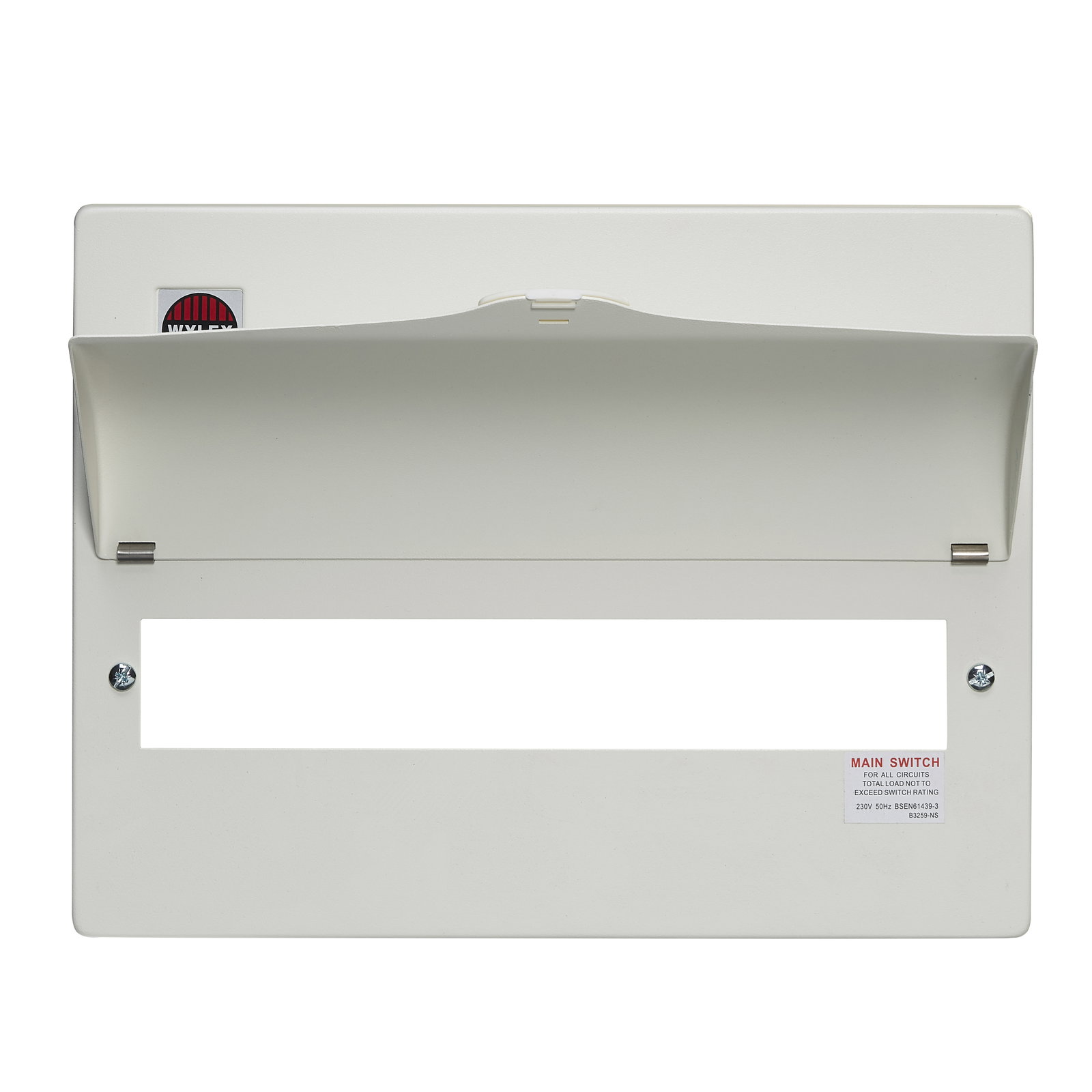 Consumer Unit Replacement Curved Lid Assembly, 16 Module