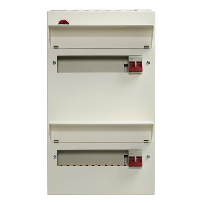 22 Way Duplex Dual Tariff Consumer Unit 100A Main Switch +11, 100A Main Switch +11