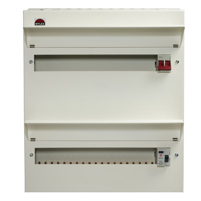 38 Way Split Load Duplex Consumer Unit 100A Main Switch +19, 80A 30mA RCD +19