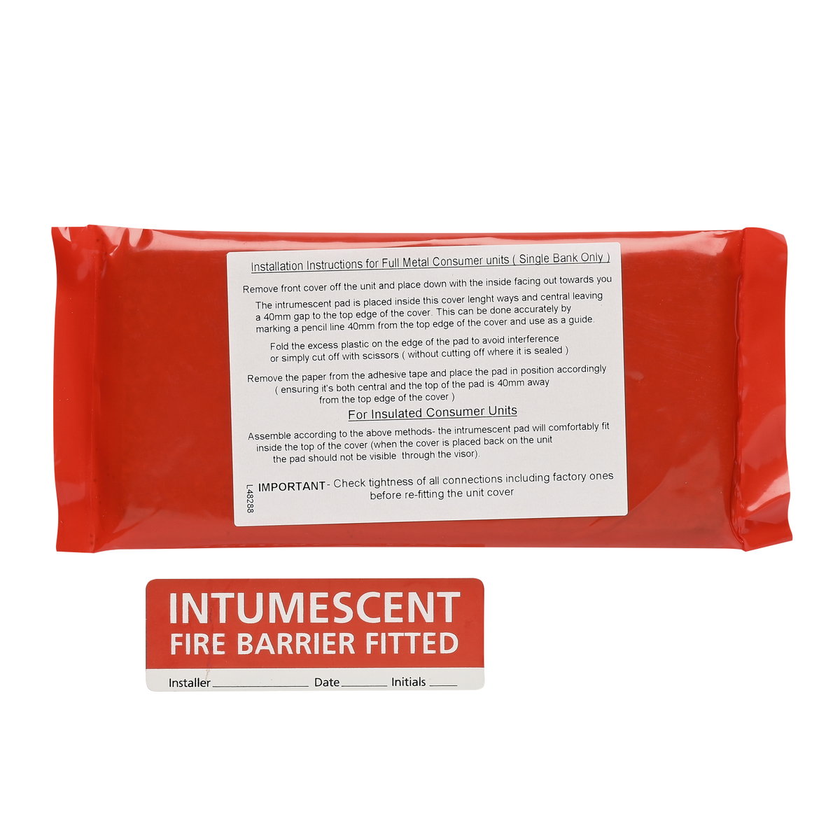 Intumescent Fire Barrier, 7 Module