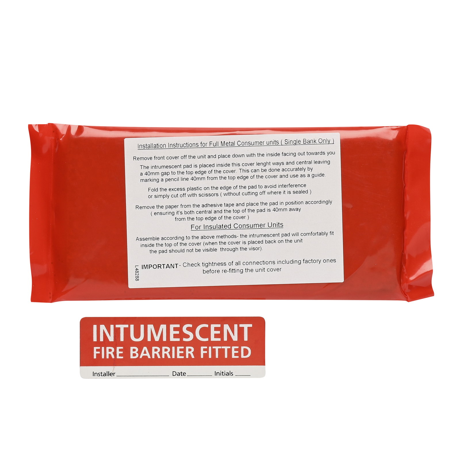 Intumescent Fire Barrier, 7 Module