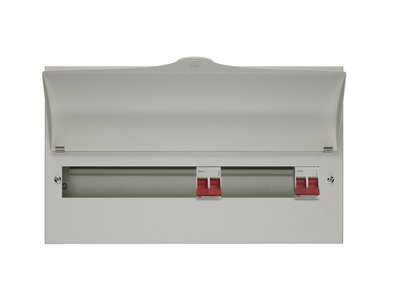 17 Way Dual Tariff Consumer Unit 100A Main Switch +11, 100A Main switch +6