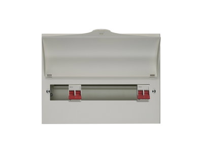 12 Way Dual Tariff Consumer Unit 100A Main Switch +3, 100A Main switch +9