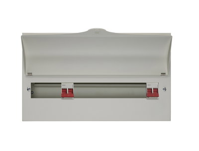 17 Way Dual Tariff Consumer Unit 100A Main Switch +5, 100A Main switch +12