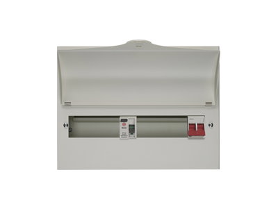 12 Way Split Load Consumer Unit 100A Main Switch, 80A 30mA RCD, Flexible Configuration