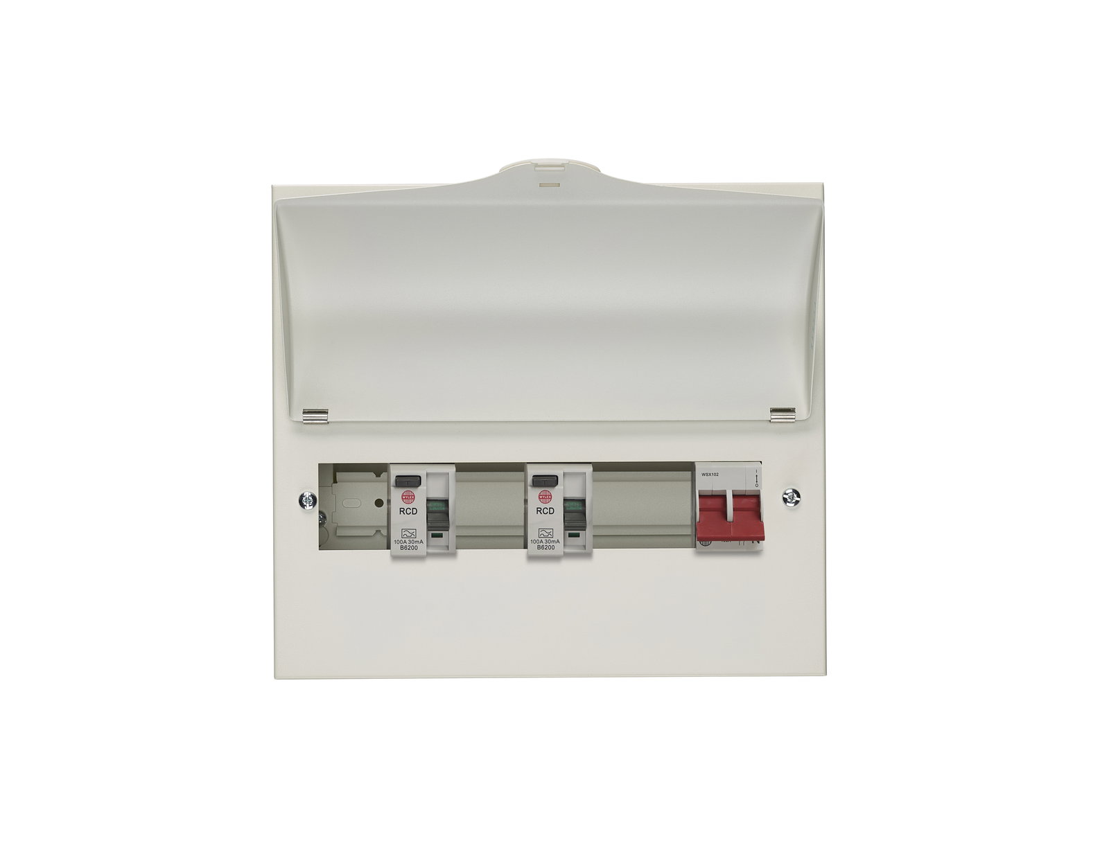 7 Way High Integrity Consumer Unit 100A Main Switch, 80A 30mA RCDs, Flexible Configuration