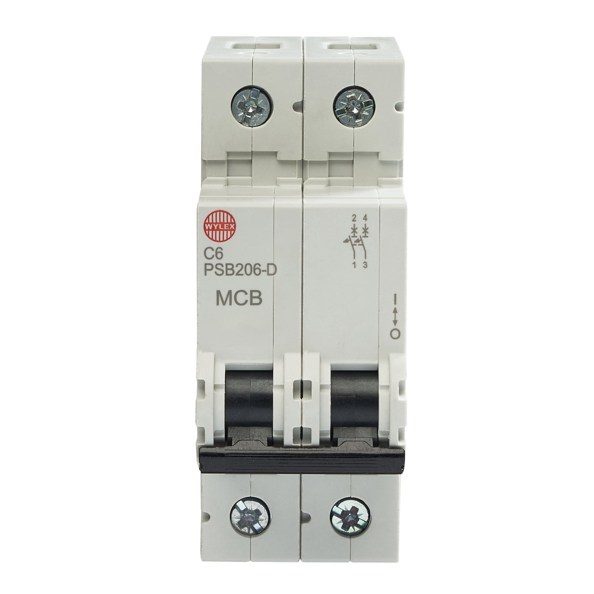 D6 10kA 2P MCB (2MW)
