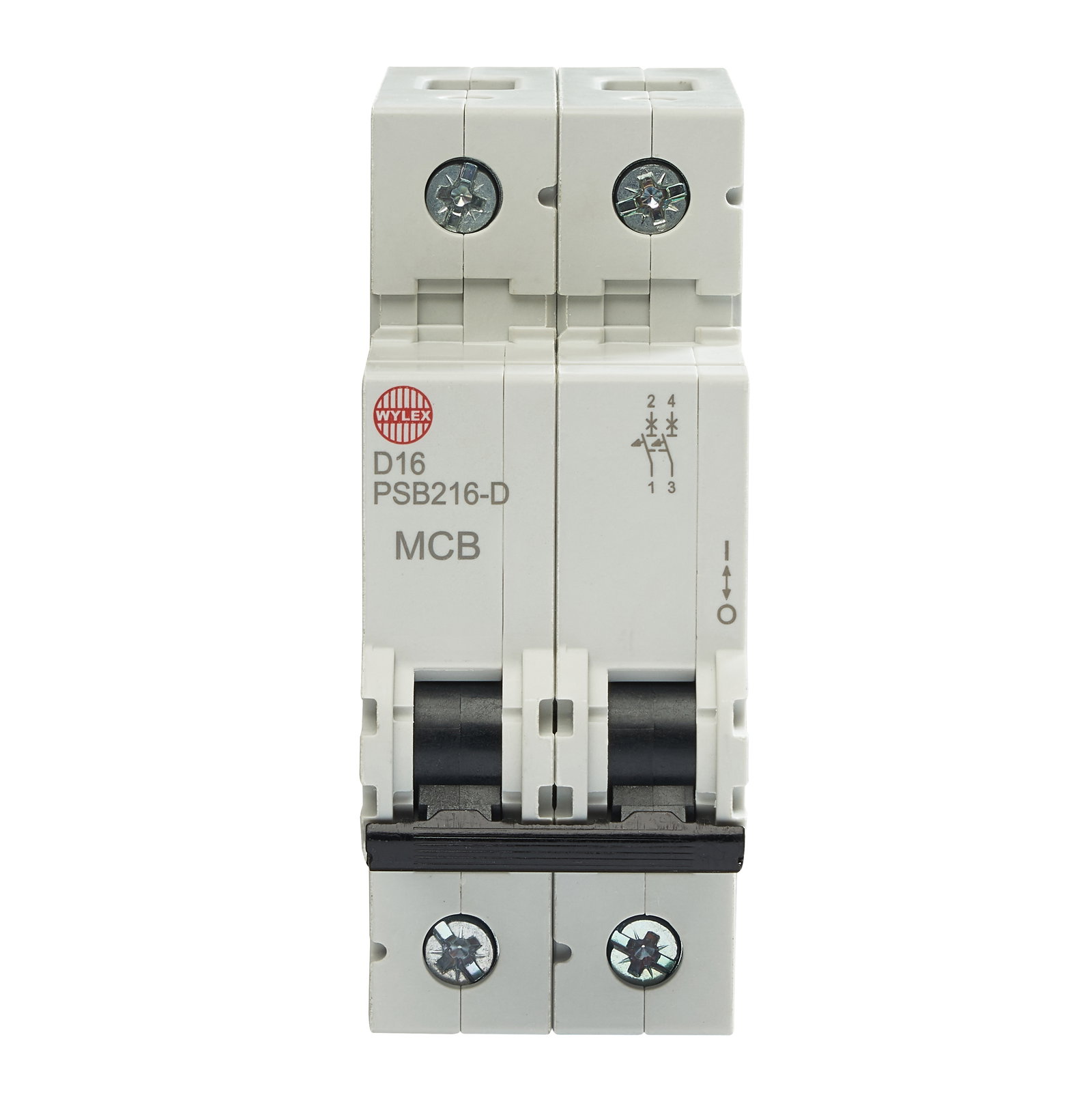 D16 10kA 2P MCB (2MW)