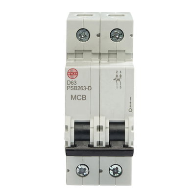 D63 10kA 2P MCB (2MW)