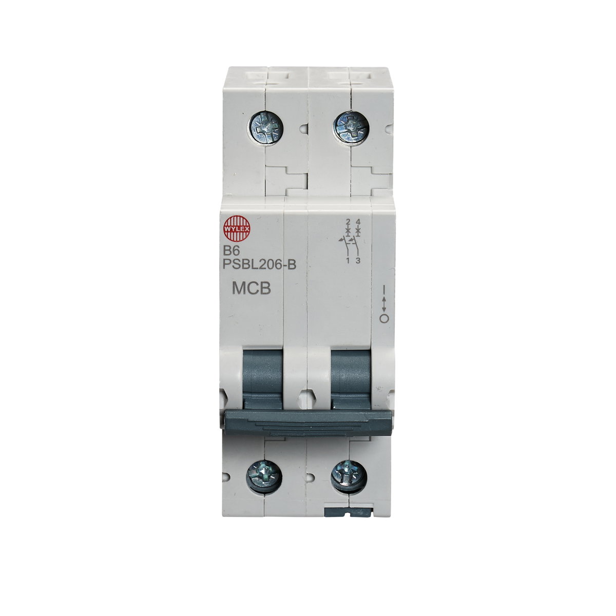6A Double pole MCB B curve 10kA
