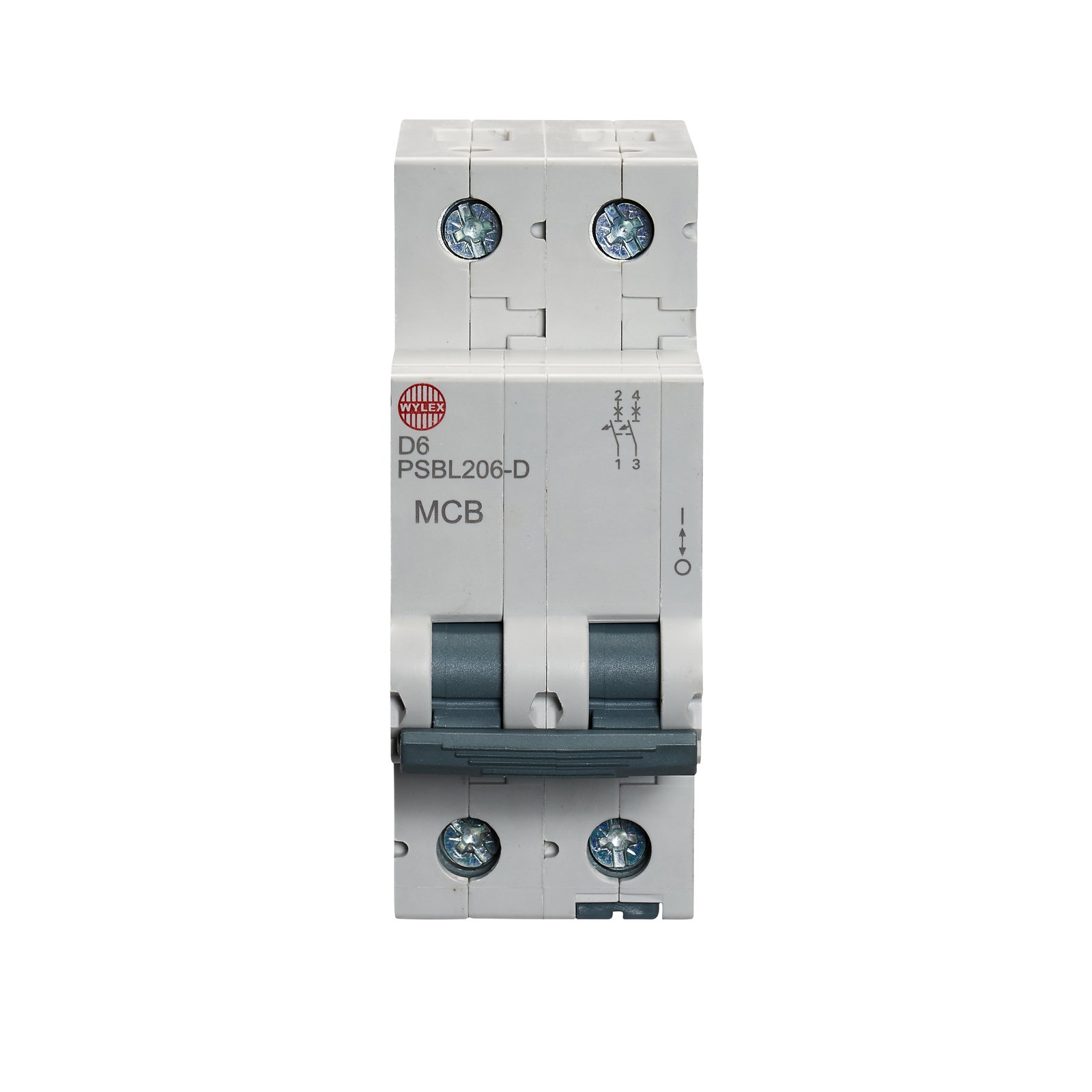 6A Double pole MCB D curve 10kA