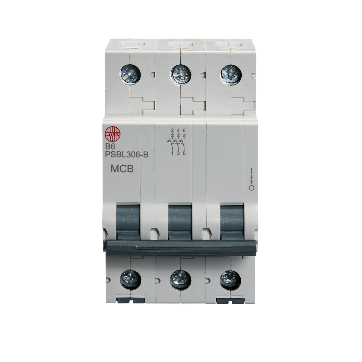 6A Three pole MCB B curve 10kA