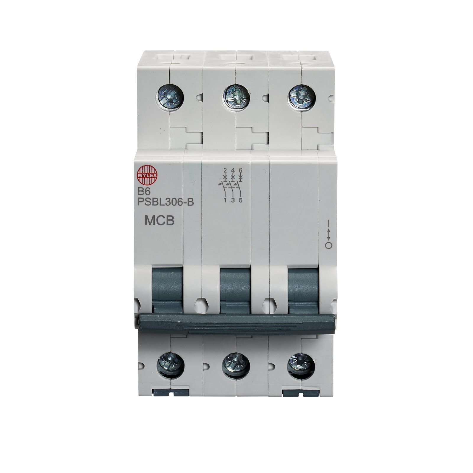 6A Three pole MCB B curve 10kA
