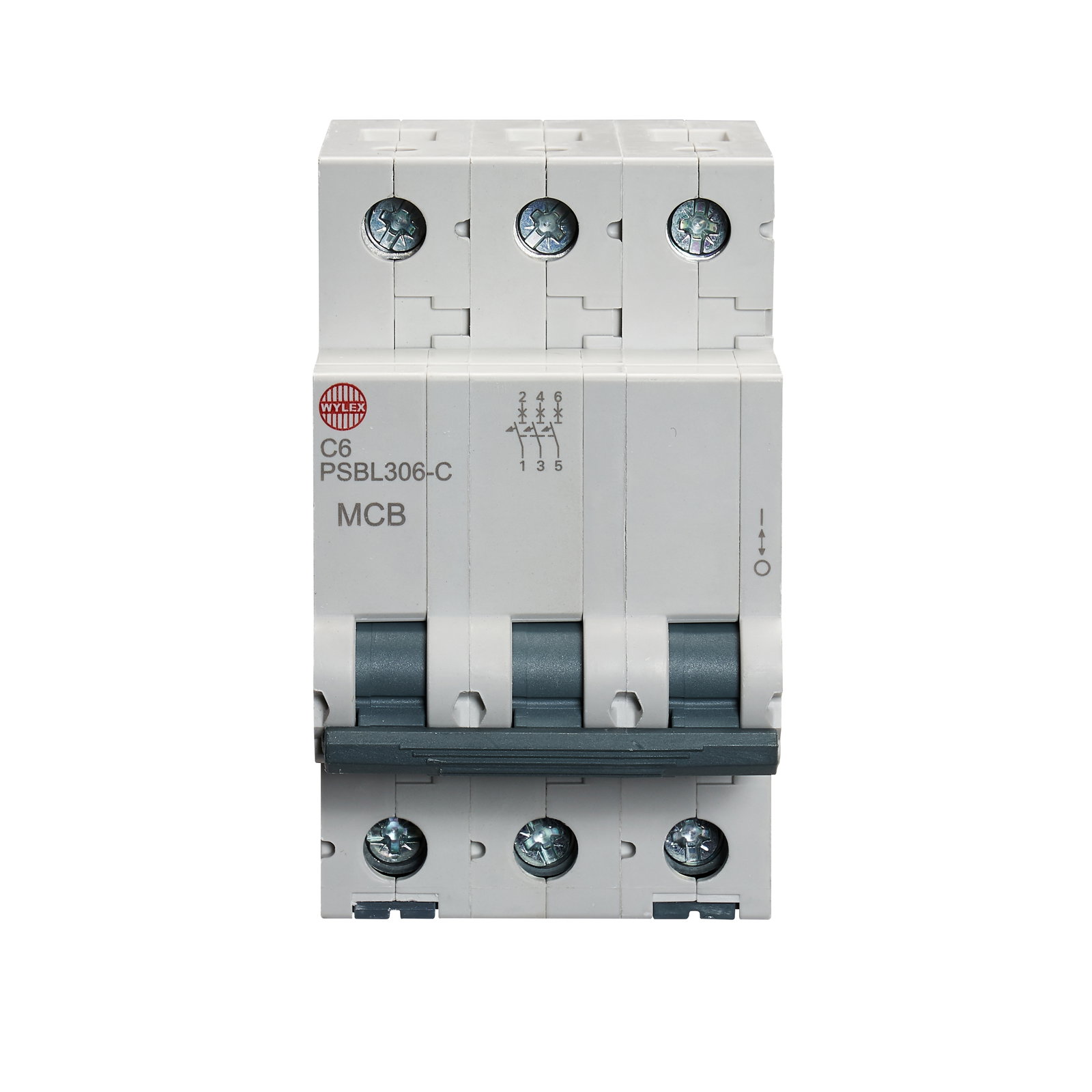 6A Three pole MCB C curve 10kA