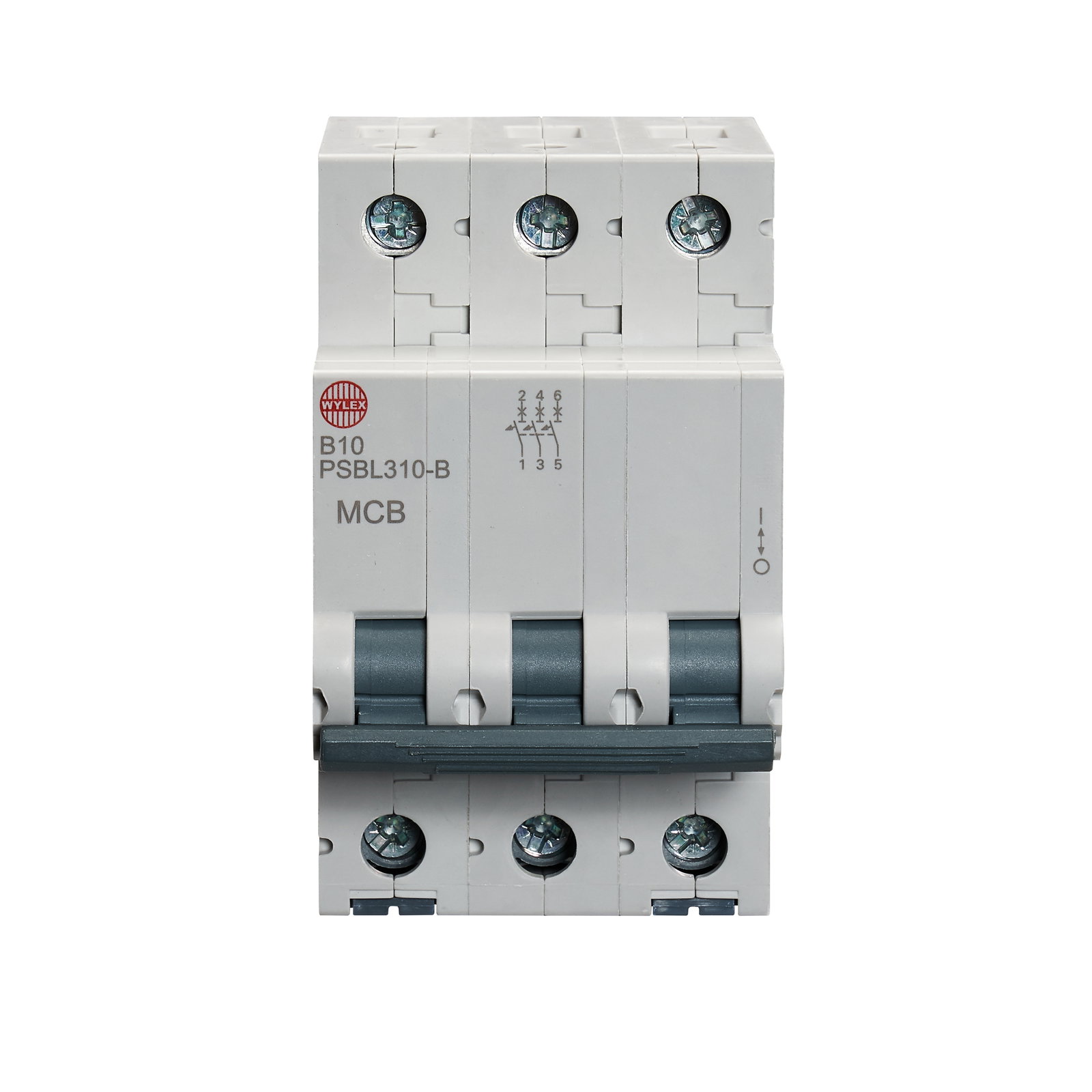 10A Three pole MCB B curve 10kA