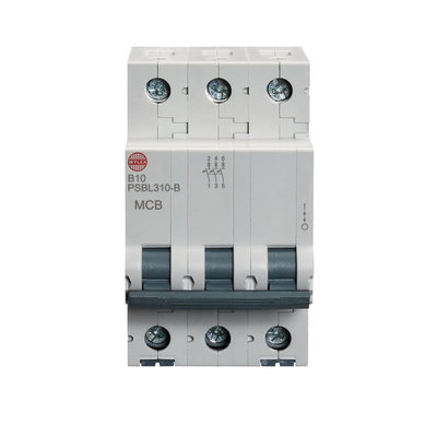 10A Three pole MCB B curve 10kA