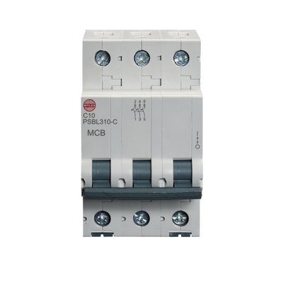 10A Three pole MCB C curve 10kA