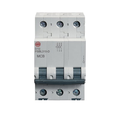 10A Three pole MCB D curve 10kA