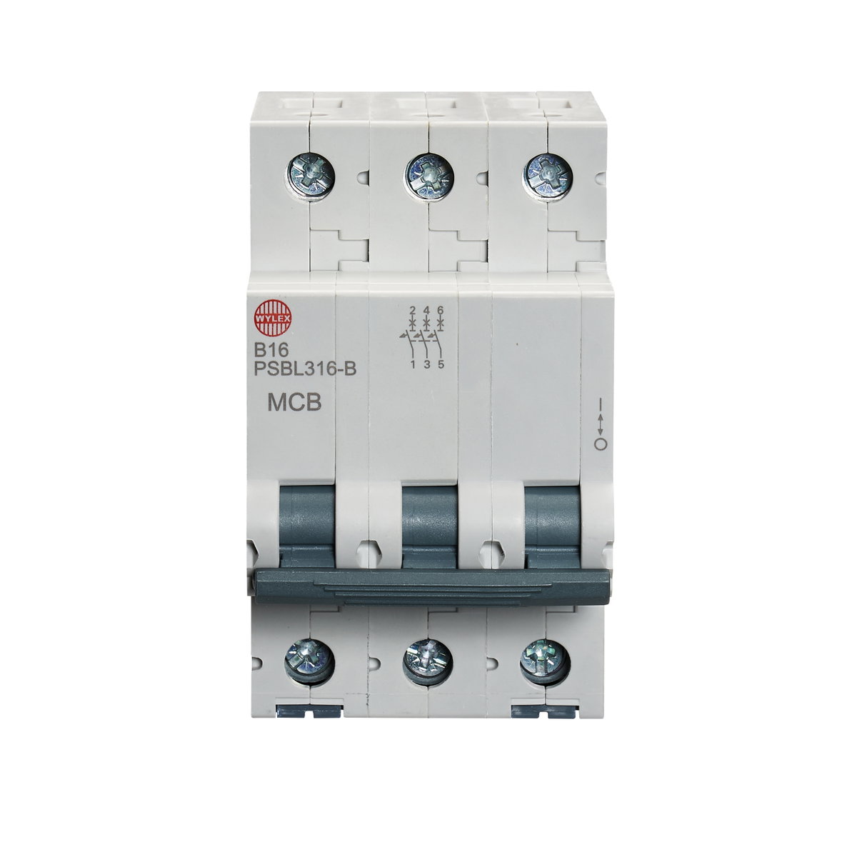 16A Three pole MCB B curve 10kA