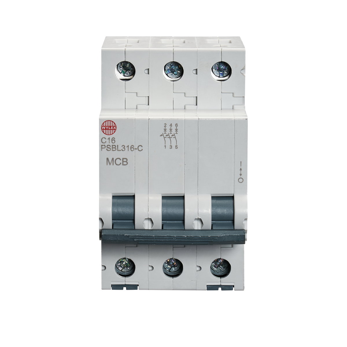 16A Three pole MCB C curve 10kA
